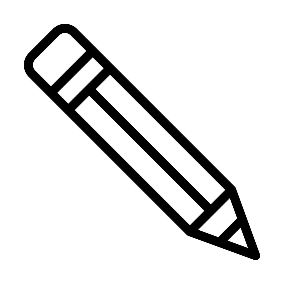 pencil icon design free vector
