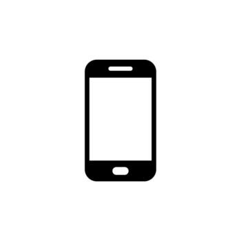 smartphone icon cellphone mobile phone sign symbol vector